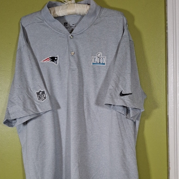 Nike Light Gray NFL Men's Polo Shirt - Picture 1 of 4